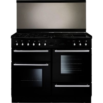 Rangemaster Toledo 110cm Dual Fuel 94530 Lidded Range Cooker in Gloss Black with FSD Hob Rangemaster Toledo 110cm Dual Fuel 94530 Lidded Range Cooker in Gloss Black with FSD Hob